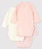 3er-Set langärmelige Baby-Bodys aus Bio-Baumwolle im Kimono-Schnitt variante 1