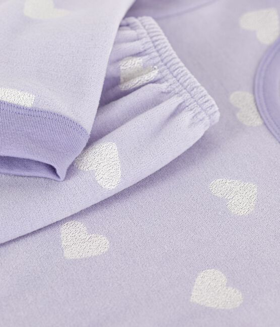 Kinder-Pyjama aus Nicki mit Herzmotiv weiss SQUAW/ MARSHMALLOW