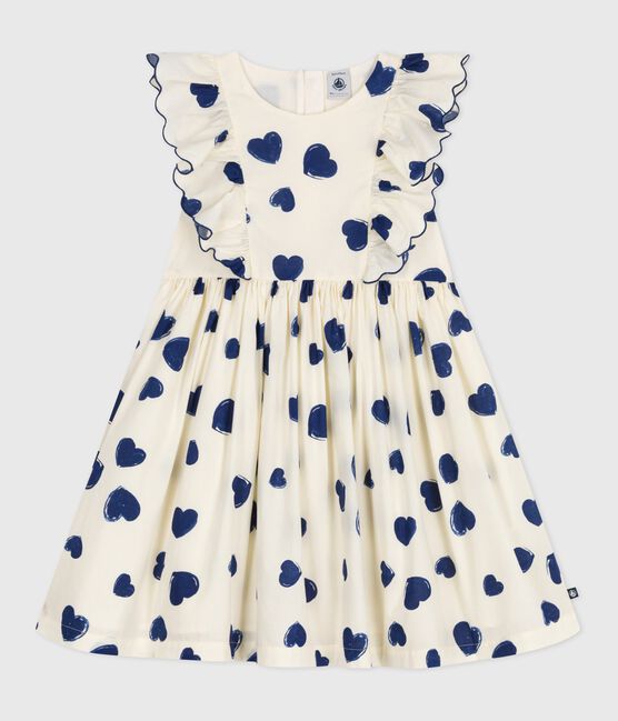 Ärmelloses Kinder-Kleid aus Baumwolle blau MILK/ SOIR