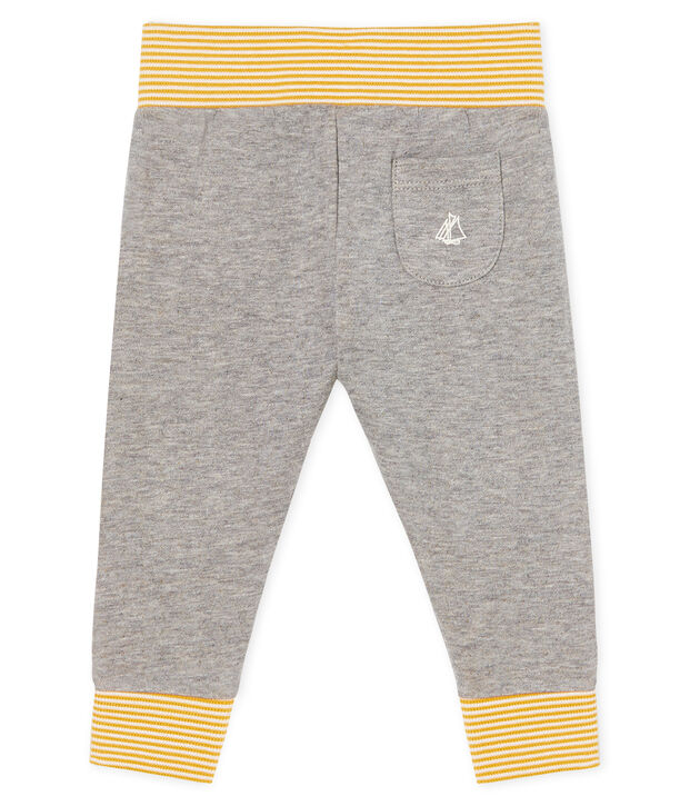 Baby-Hose aus Doppeljersey grau