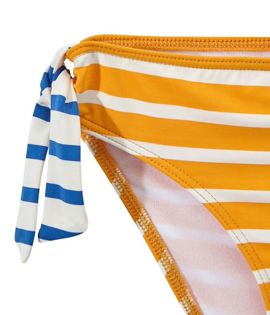 Mädchen-Bikini orange FUSION/weiss MARSHMALLOW