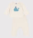 Baby-Set aus Woll- und Baumwoll-Strick