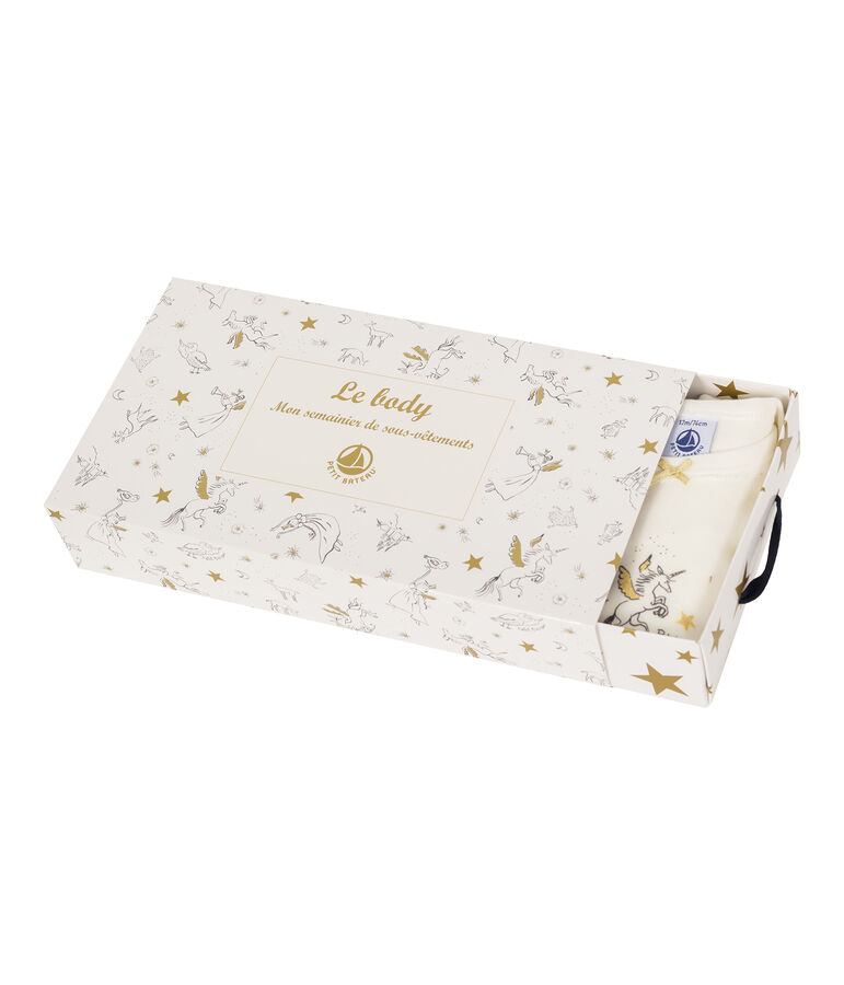 Set mit 5 lang&auml;rmligen Baby-Bodys f&uuml;r M&auml;dchen variante 1