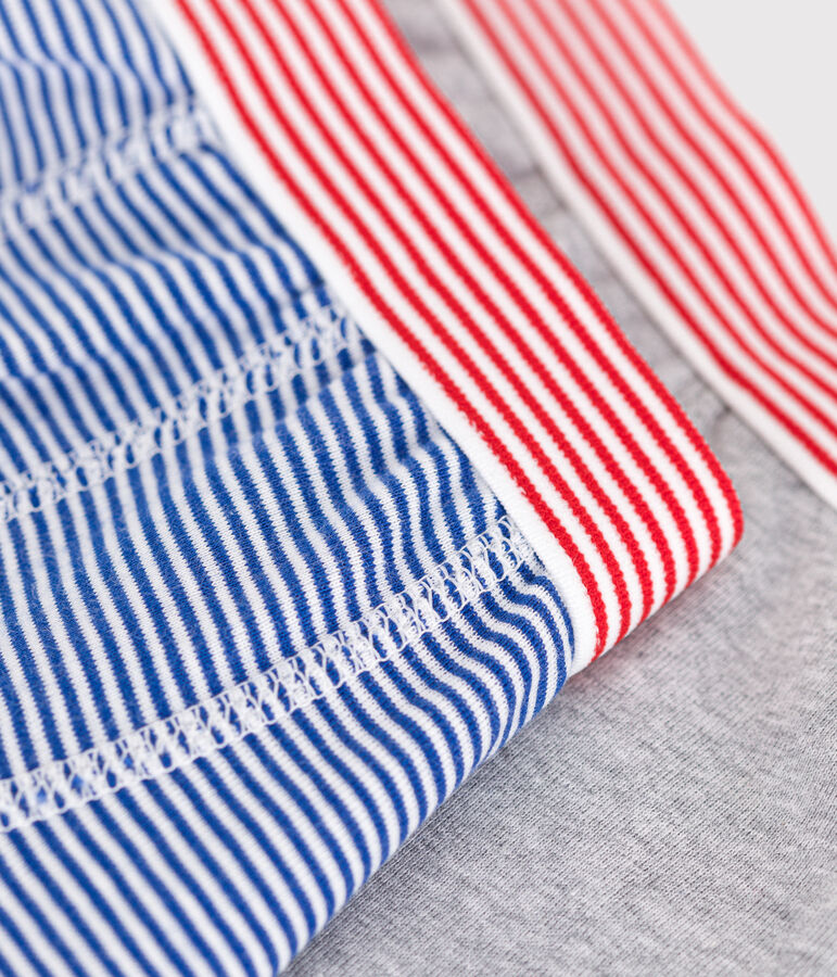 2er-Set Kinder-Boxershorts aus Baumwolle vielfarbig