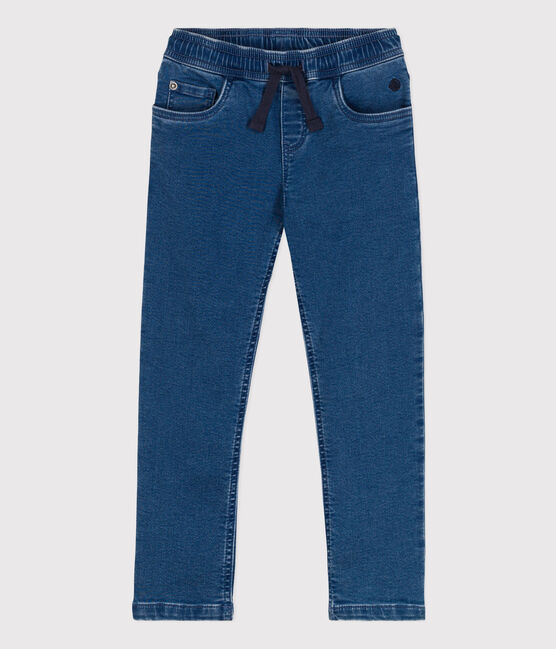 Kinderhose aus Denim in Regular-Fit-Passform für Jungen blau DENIM BLEU DELAVE