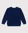 Unisex Kinder-Sweatshirt aus bedruckter Baumwolle blau MEDIEVAL