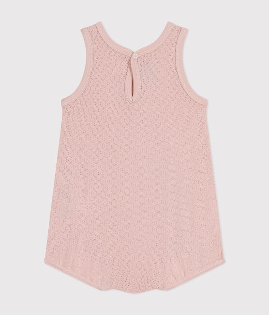 Kurzer Baby-Overall aus Baumwolle rosa SALINE