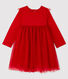 Langärmeliges Baby-Kleid für Mädchen