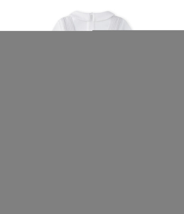 Zweiteiliges Baby-Jungen-Set weiss/beige