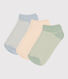 3er-Set Kindersocken mit Ringelstreifen aus Baumwolle