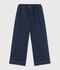 Kinder Wide Leg-Hose aus Denim blau