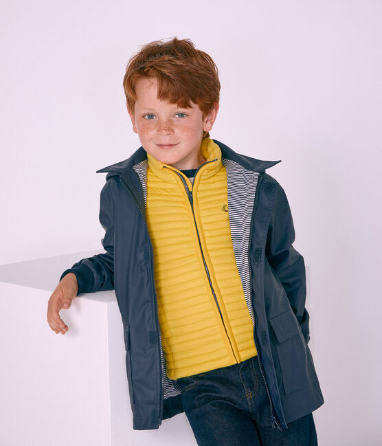 Ärmellose Kinderjacke gelb JAUNE