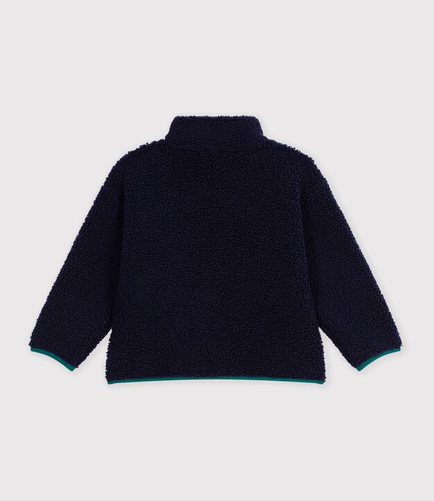 Kinder-Jacke aus Sherpa im Colorblock SMOKING