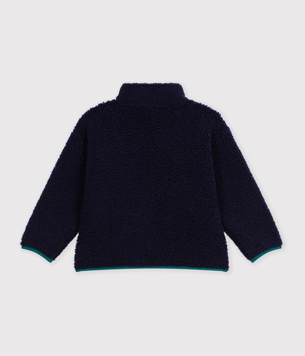 Kinder-Jacke aus Sherpa im Colorblock SMOKING