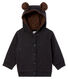 Baby-Kapuzensweatshirt aus geripptem Elasthan für Jungen.