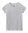 Damen-Top aus federleichtem, gedoppeltem Jersey grau POUSSIERE CHINE