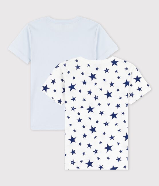 2er-Set kurzärmelige T-Shirts mit Sternchen für Jungen variante 1