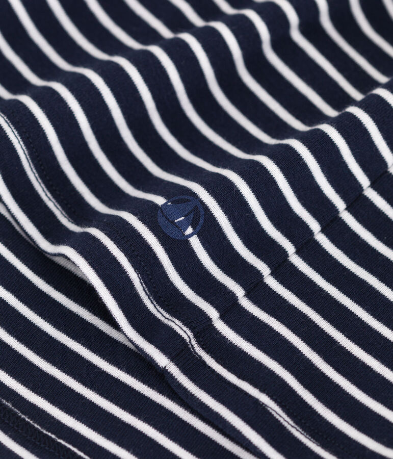 Damen-T-Shirt L'Iconique aus Baumwolle mit Streifen blau/weiss