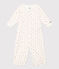 Bedruckter Kombi-Overall aus Baumwolle weiss MARSHMALLOW/weiss MULTICO