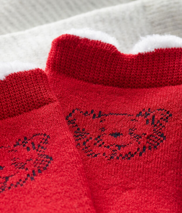 2er-Set Babysocken rot