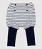 Baby-Shorts aus Baumwolle. weiss MARSHMALLOW/blau SMOKING
