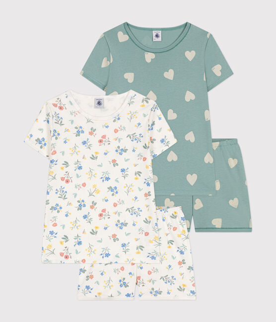 Kurze Kinder-Pyjamas aus Baumwolle im 2er-Set variante 1