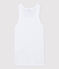 Tanktop aus Baumwolle für Damen weiss ECUME