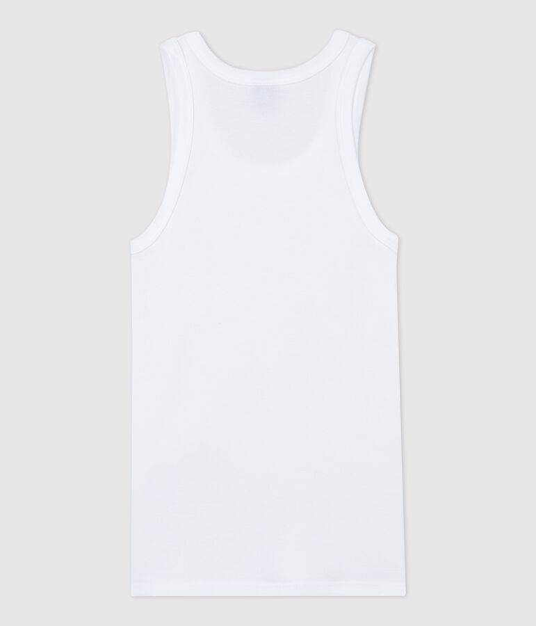 Tanktop aus Baumwolle f&uuml;r Damen weiss