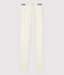 Kinder-Jeggings aus Baumwolle und Elastan für Mädchen beige MONTELIMAR CHINE