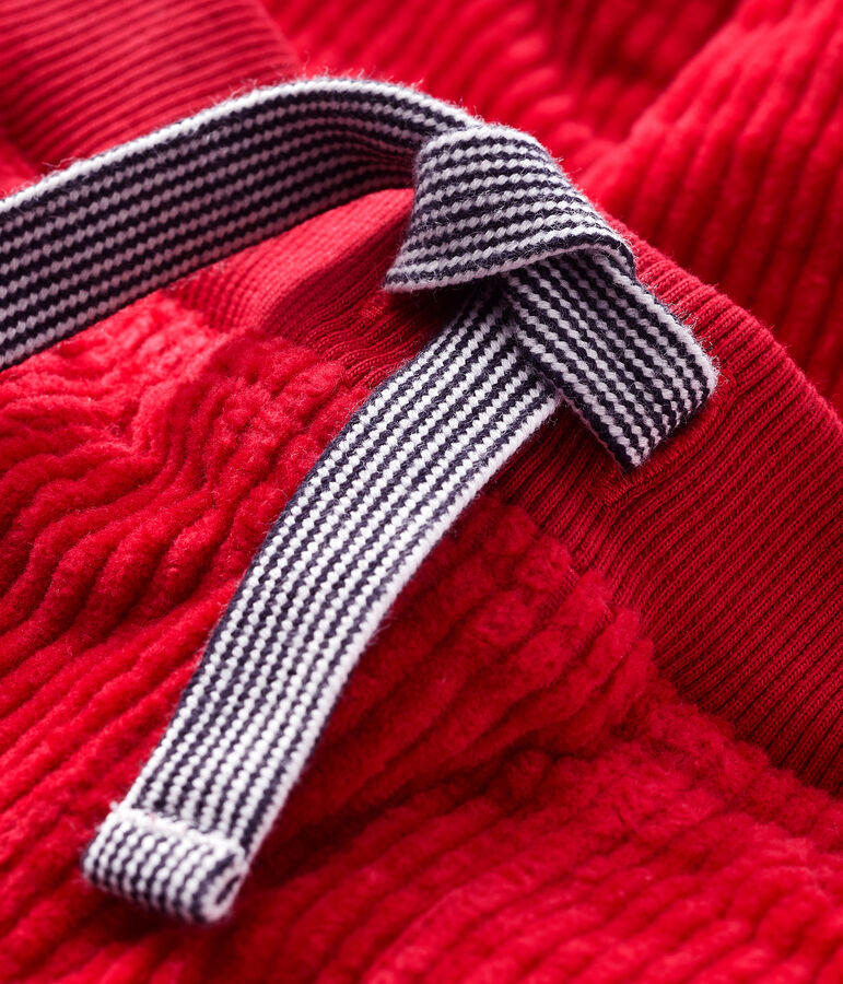 Baby-Hose aus Samt f&uuml;r Jungen rot