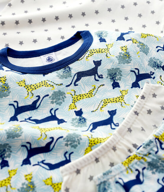 2er-Set Kinderpyjamas aus Baumwolle mit Herz- und Panther-Motiv für Jungen variante 1