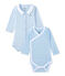 Baby-Jungen-Bodys für Neugeborene im 2er-Set weiss LOT
