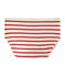 Highwaist Unterhose aus Ripp 2x2 beige COQUILLE/rot TERKUIT