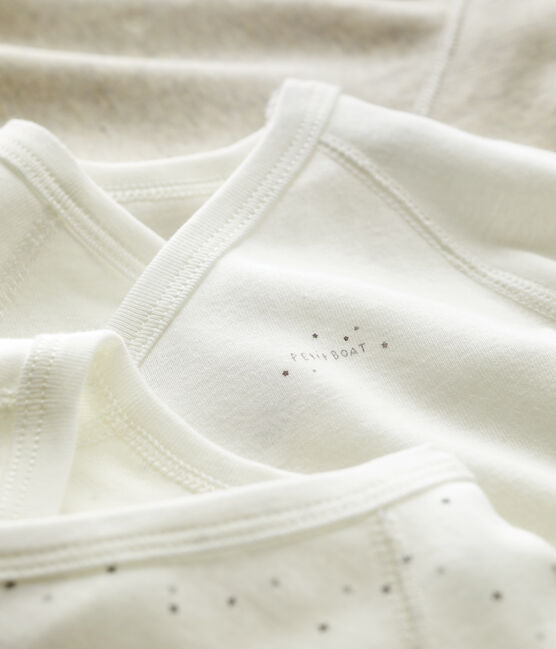 3er-Set Baby-Bodys aus Bio-Baumwolle variante 1