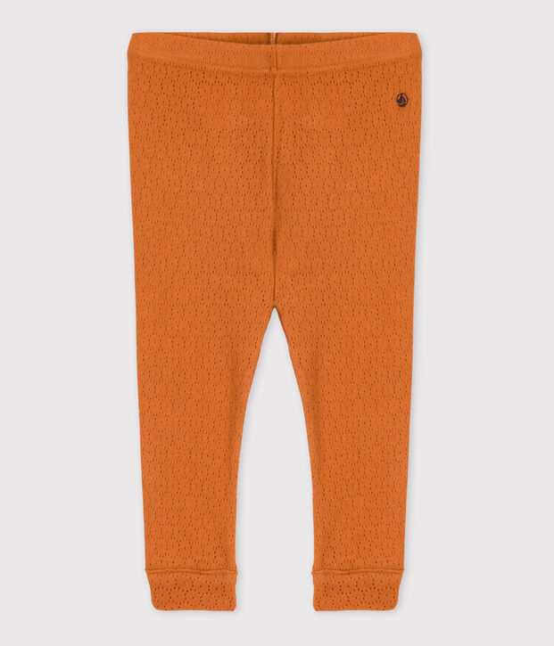 Baby-Leggings aus Baumwolle braun