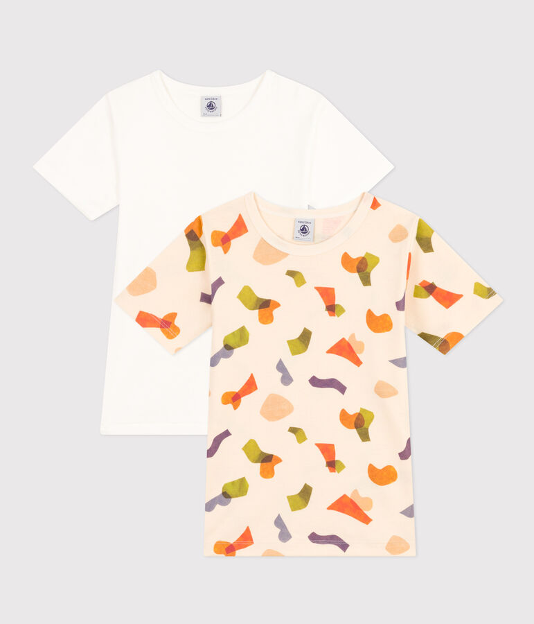 2er-Set Kurz&auml;rmelige Kinder-T-Shirts aus Baumwolle variante 1