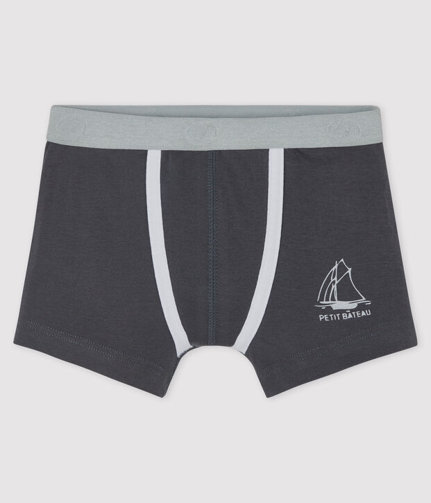 Boxershorts f&uuml;r kleine Jungen grau