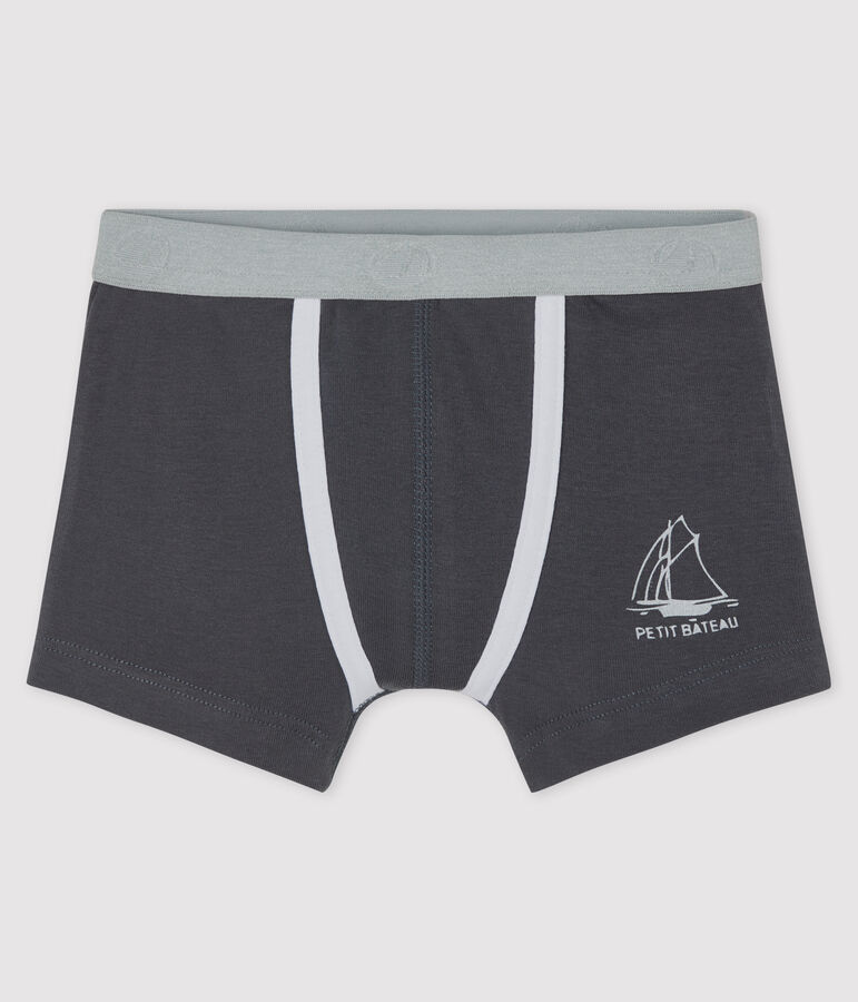 Boxershorts f&uuml;r kleine Jungen grau