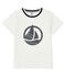 Kurzärmliges T-Shirt für Jungen weiss MARSHMALLOW