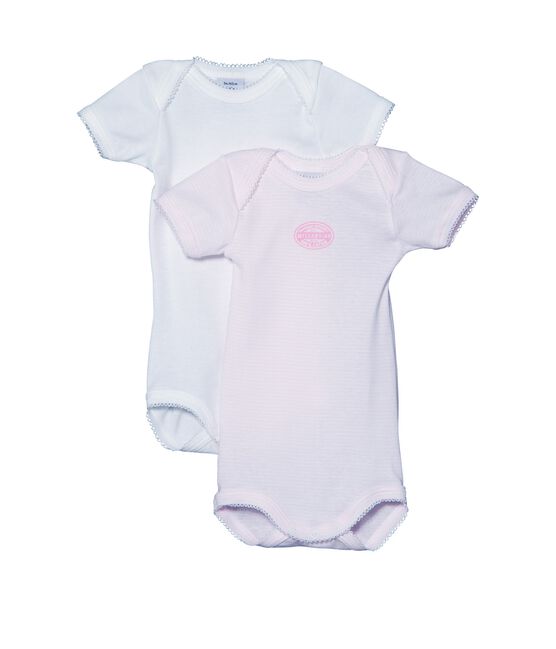 2er-Set kurzärmlige Baby-Bodys lot .