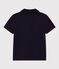 Kurzärmeliges Kinder-Poloshirt aus Baumwolle für Jungen blau SMOKING
