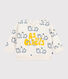 Baby-Sweatshirt aus Baumwolle mit Pinguin-Motiv