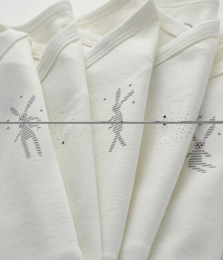 5er-Set kurz&auml;rmlige Bodys f&uuml;r Neugeborene vielfarbig