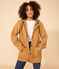 Regenjacke aus recyceltem Material und Bio-Baumwolle beige TOURONE