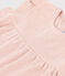 Ärmellose Baby-Bluse aus Ajour-Strick rosa SALINE