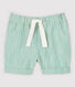 Gestreifte Baby-Shorts aus Sergestoff Jungen