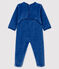 Blauer Baby-Strampler aus Nicki blau MAJOR