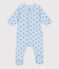Baby-Bodyjama aus Doppeljersey mit Walen blau TOUDOU/ ALASKA