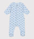Baby-Bodyjama aus Doppeljersey mit Walen
