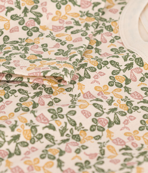 Lang&auml;rmeliges T-Shirt mit Printmotiv aus Doppeljersey Kinder/M&auml;dchen naturfarben/vielfarbig